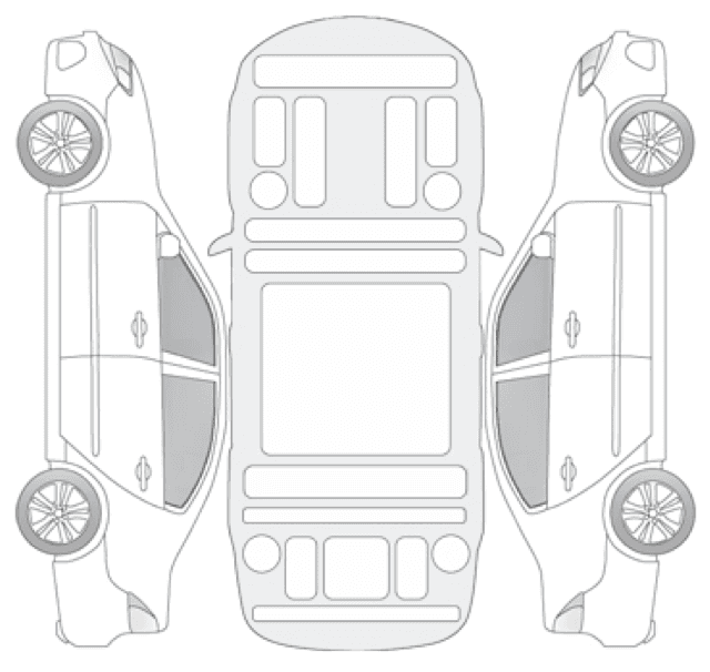 Car underside view